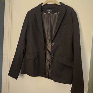 H&M Black Blazer Size 10